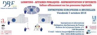 Lobbying – Affaires publiques – Représentation d’intérêts : Influer efficacement sur les processus législatifs