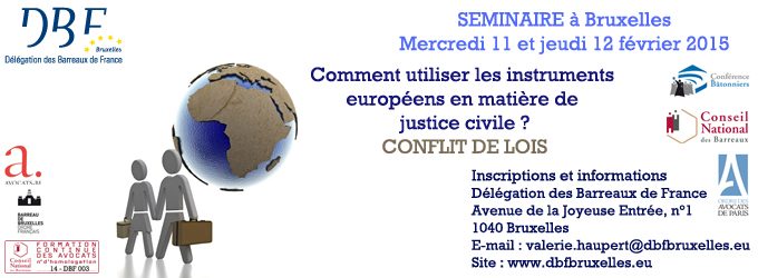 11 et 12 février 2015 – Séminaire ERA – DBF