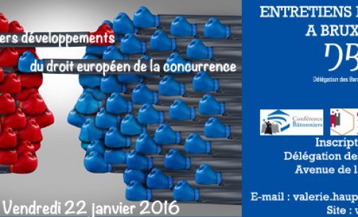 Les derniers développements du droit européen de la concurrence