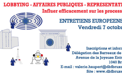 Lobbying – Affaires publiques – Représentation d’intérêts : Influer efficacement sur les processus législatifs