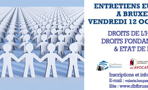 Droits de l’homme, droits fondamentaux et Etat de droit
