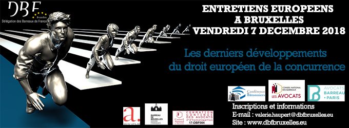 Les derniers développements du droit européen de la concurrence