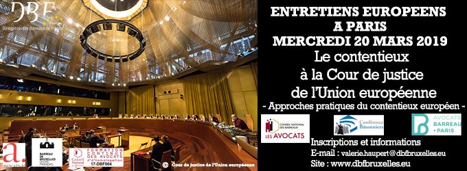 Le contentieux à la Cour de justice de l’Union européenne -Approches pratiques du contentieux européen- / Paris