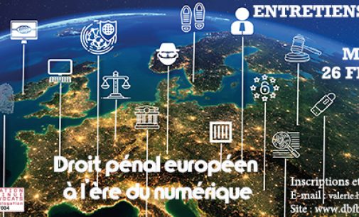 Droit pénal européen à l’ère du numérique / Paris
