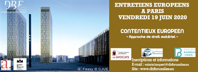 Contentieux européen : Approche de droit matériel (Paris)